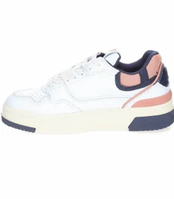 Sale Baskets Clc Blanc, Rose Et Bleu Femme Baskets