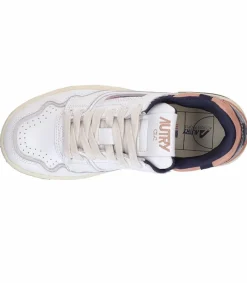 Sale Baskets Clc Blanc, Rose Et Bleu Femme Baskets