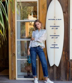 Sale Baskets Clc Blanc, Rose Et Bleu Femme Baskets