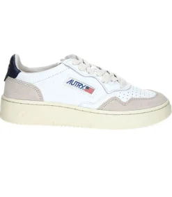 Sale Baskets Homme Medalist Cuir Suede Blanc/Navy Blue Homme Baskets