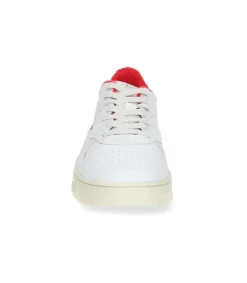 Sale Baskets Homme Medalist Low Goat Sponge White/Red Homme Baskets