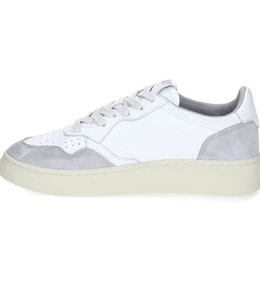 Hot Baskets Homme Medalist Low White/Grey Homme Baskets