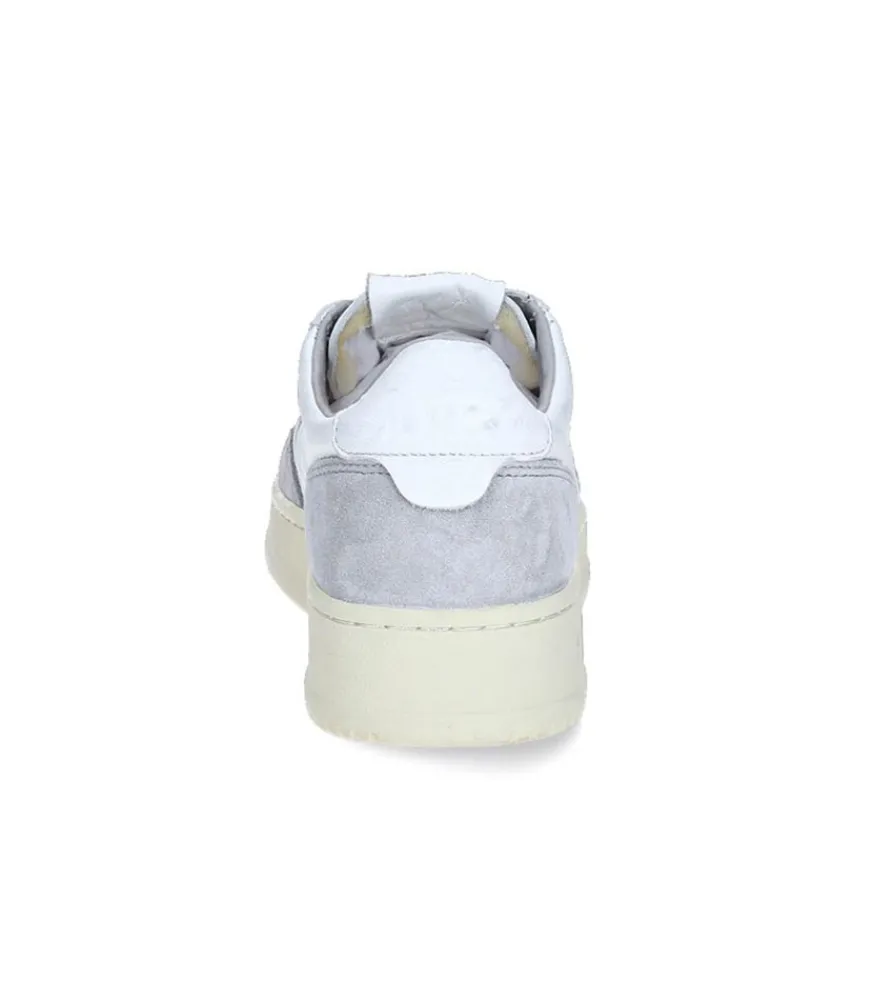 Hot Baskets Homme Medalist Low White/Grey Homme Baskets