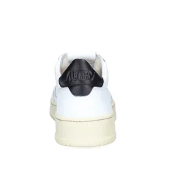 Outlet Baskets Homme Medalist Low Leather White/Black Homme Baskets