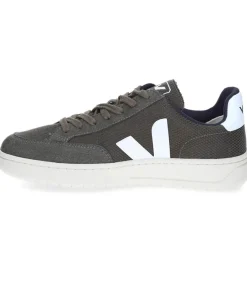 New Baskets Homme V-12 B-Mesh Olive White Homme Baskets