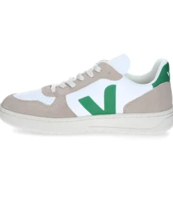 Baskets Homme V-10 Chromefree Leather White Emeraude Sahara Homme Baskets