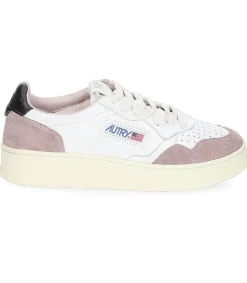 Hot Baskets Medalist Low En Cuir Suede Powder Black Femme Baskets