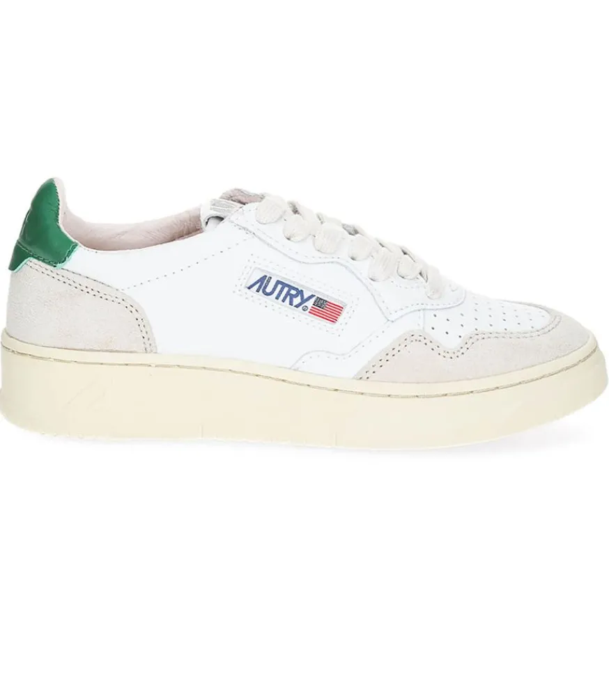 Baskets Medalist Low Leather Suede White/Amazon Femme Baskets