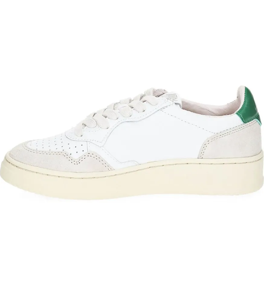 Baskets Medalist Low Leather Suede White/Amazon Femme Baskets