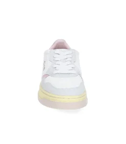 Sale Baskets Medalist Low Velours Cotele Gris/Rose Femme Baskets