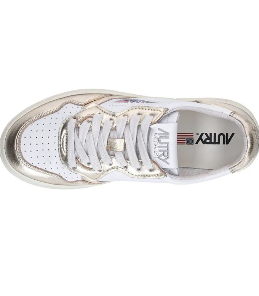 Clearance Baskets Medalist Low White/Platinium Femme Baskets