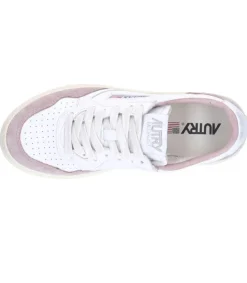 Hot Baskets Medalist Low White/Nude Femme Baskets