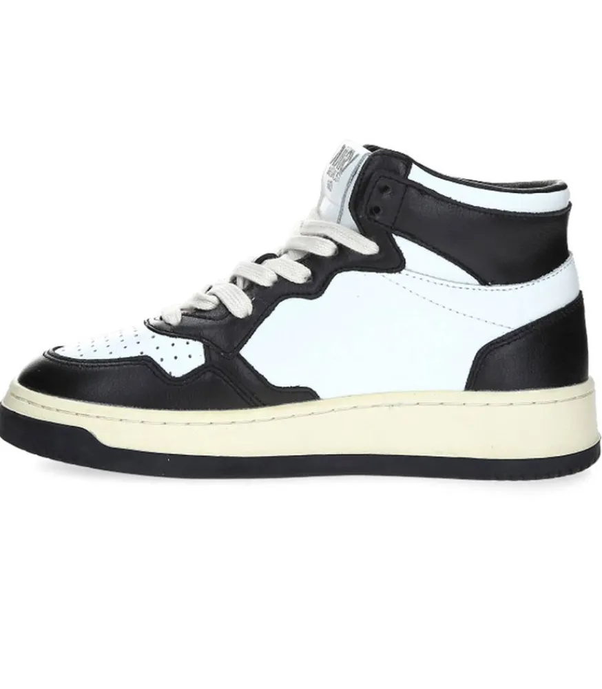 Baskets Medalist Mid Blanc Et Noir Femme Baskets