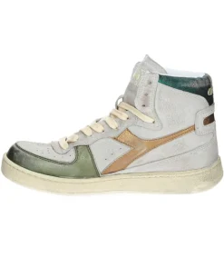 Best Baskets Montantes Mi Metal Pigskin Oyster White Femme Baskets