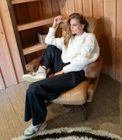 Best Baskets Montantes Mi Metal Pigskin Oyster White Femme Baskets