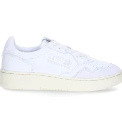 Outlet Baskets Open Low Leat White Femme Baskets