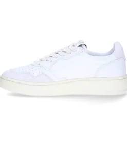 Outlet Baskets Open Low Leat White Femme Baskets