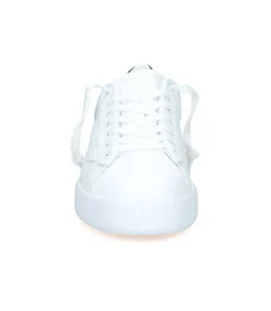 Outlet Baskets Purestar Cuir Blanc Noir Femme Baskets