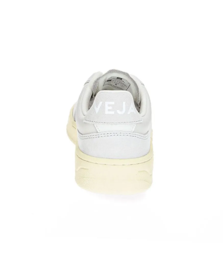 New Baskets V-90 Leather Gravel White Femme Baskets