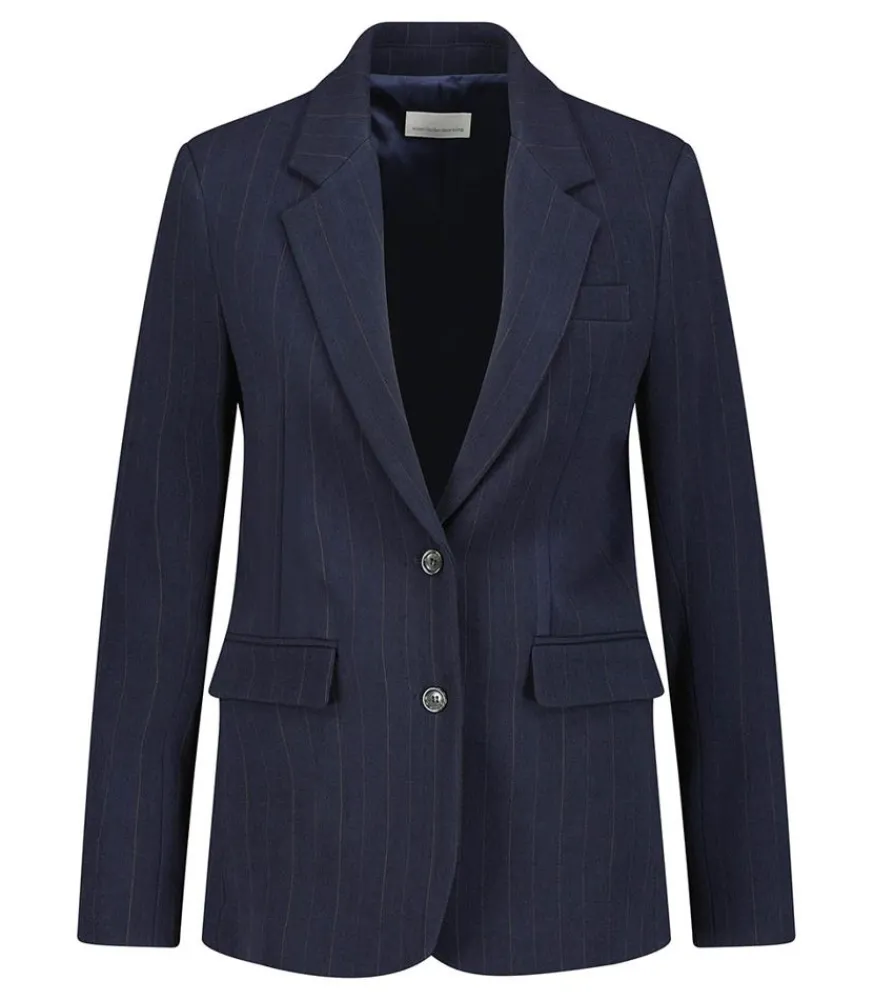 New Blazer Ambra Navy Blue Femme Manteaux & Vestes