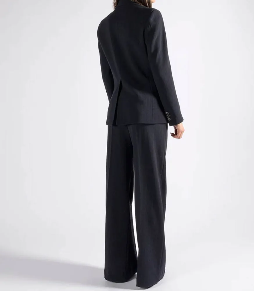 New Blazer Ambra Navy Blue Femme Manteaux & Vestes