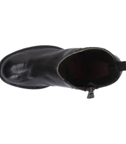 Hot Boots Avec Empiecements En Cuir Kaki Femme Boots & Bottines