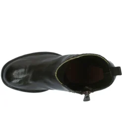 Hot Boots Avec Empiecements En Cuir Kaki Femme Boots & Bottines