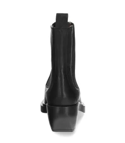 Sale Boots Chealsea Lamb Black Femme Boots & Bottines