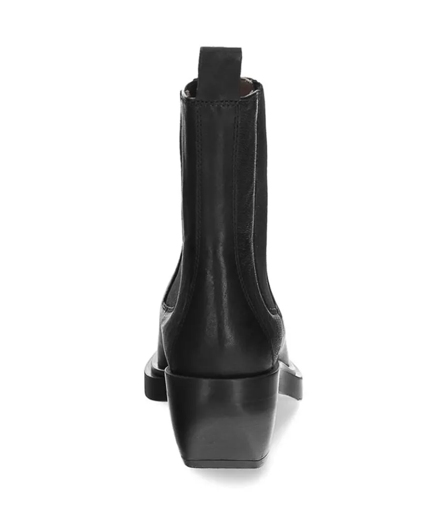 Sale Boots Chealsea Lamb Black Femme Boots & Bottines