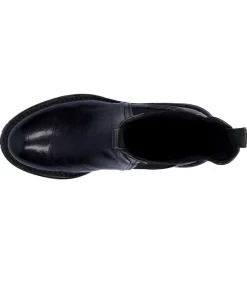 Hot Boots Chelsea Monastero En Cuir Kaki Femme Boots & Bottines