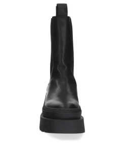 Boots Chelsea Vitello Black Femme Boots & Bottines