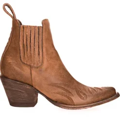 Outlet Boots Gaucho Long Stitch Tan Porto Cow X Jane De Boy Femme Boots & Bottines