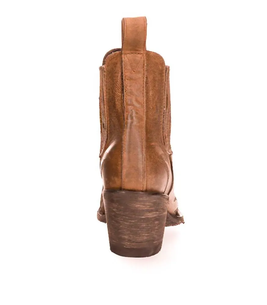 Outlet Boots Gaucho Long Stitch Tan Porto Cow X Jane De Boy Femme Boots & Bottines