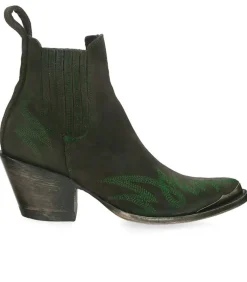 Hot Boots Gaucho Long Stitch Forest X Jane De Boy Femme Boots & Bottines