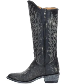 Sale Boots Santiag Razz 13 Crack Black Femme Boots & Bottines