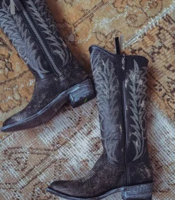 Sale Boots Santiag Razz 13 Crack Black Femme Boots & Bottines