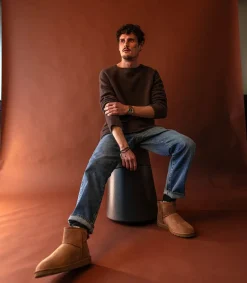 Outlet Bottes Homme Classic Mini Chestnut Homme Boots