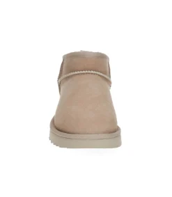 Outlet Bottines Classic Ultra Mini Daim Sand Femme Boots & Bottines