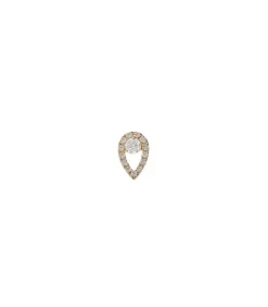 Boucle D'Oreille Bindie & Diamants Or Jaune Femme Boucles D'Oreilles