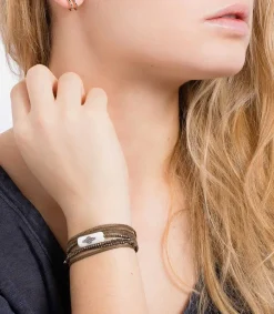 Discount Boucle D'Oreille Double Creole Diamants Noirs Femme Boucles D'Oreilles