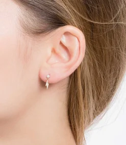 Best Boucle D'Oreille Eclair Or Jaune Et Diamants Femme Boucles D'Oreilles