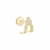 Hot Boucle D'Oreille Metropolis Or Jaune Et Diamants Femme Boucles D'Oreilles