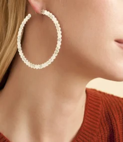 Best Boucles D'Oreilles Bolduc Argente Femme Boucles D'Oreilles