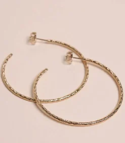 New Boucles D'Oreilles Grace Dore Femme Boucles D'Oreilles