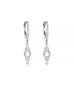 New Boucles D'Oreilles Himalaya En Or Blanc Femme Boucles D'Oreilles