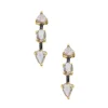 Hot Boucles D'Oreilles Kad Argent, Or Et Diamants Femme Boucles D'Oreilles