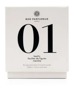Outlet Bougie Parfumee 01 Basilic, Feuilles De Figuier Et Menthe Bougies Parfumées
