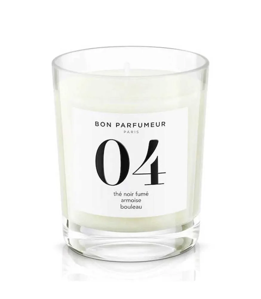 Discount Bougie Parfumee 04 The Noir Fume, Armoise Et Bouleau 180G Bougies Parfumées