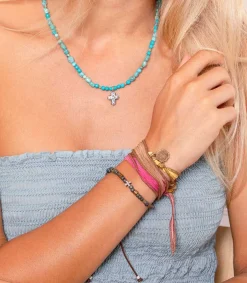 Bracelet A Nouer Slow Life Soie Et Bronze Femme Bracelets