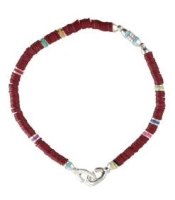 Hot Bracelet Ashanti Burgundy Homme Bijoux